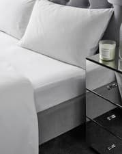 Image of Hotel Collection 300TC Cotton Sateen Extra Deep Fitted Sheet