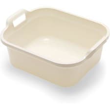 Image of Addis 9.5 Litre Linen Kitchen Washing Up Bowl Rectangular Scratch Resistant