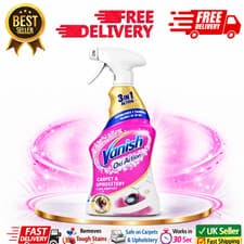 Image of Vanish Gold Oxi Action Upholstery & Carpet Cleaner, Stain Remover Spray, 500 ml