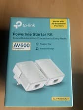 Image of TP-Link TL-PA4010P Kit AV600 Passthrough Powerline Adapter Home Office