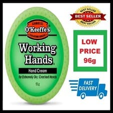 Image of O'Keeffe's Working Hands Hand Cream 96g jar okeeffes for dry cracked hands