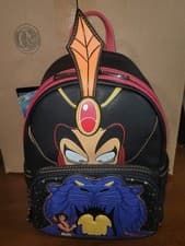 Image of Loungefly Disney Aladdin Jafar Villains Scene Mini Backpack