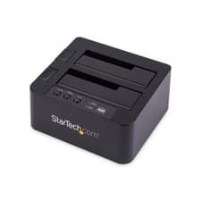Image of StarTech.com Standalone Hard Drive Duplicator, External Dual Bay USB 3.0 (5 Gbps