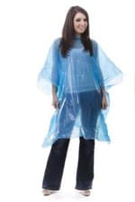 Image of Staydry Waterproof Adult & Child Rain Poncho Men & Women Disposable Lightweight