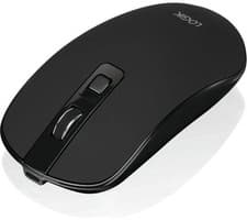 Image of LOGIK LRCMWL25 Wireless Optical Mouse Black USB Rechargeable Ambidextrous