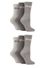Image of Jeep Womens Boot Socks Cushioned Foot Cotton for Walking Hiking Outdoors 6 Pack