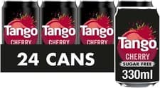 Image of Tango Cherry Sugar Free Cans 24 x 330ml FREE DELIVERY
