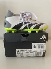 Image of Adidas Predator Accuracy.3 Kids/junior Firm Ground Football Boots - White