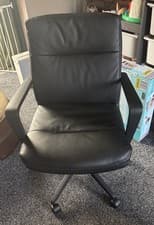 Image of Leather Executive Chair - Black
