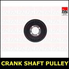 Image of Crank Shaft Pulley Fits VAUXHALL MERIVA MOKKA ZAFIRA B 1.7 A05 J13 S10 2701DVF
