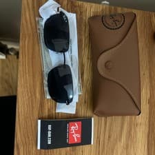 Image of Ray-Ban RB3768 Unisex Black  Frame Dark Grey Polarised Sunglasses