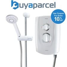 Image of Triton IVORY 5 Easy Fit 9.5KW White Electric Shower - T5 Ivory Riya Tenero T10
