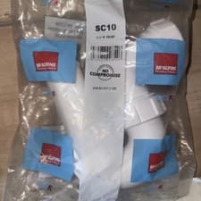 Image of McAlpine 1½” Tubular Swivel ‘P’ Trap with 75mm Water Seal SC10