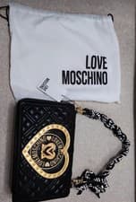 Image of Love MOSCHINO brand New Shoulder Bag With Cross Body Strap