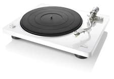 Image of DENON DP-400 Record Player White Auto Lift Belt Drive Premium