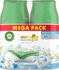 Image of Air Wick Automatic Air Freshener Freshmatic Spray Twin Refills, Crisp Linen