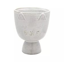 Image of 🐈 Indoor House Plant Pot Sass & Belle Speckled Cat Planter Vase Christmas Gift