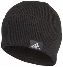 Image of Mens Adidas Cuff Beanie Knitted Winter Hat Casual Warm Originals Logo Skull Cap