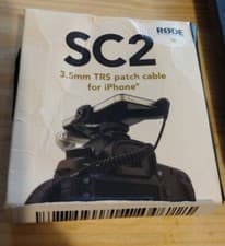 Image of RODE SC2 - 3.5mm TRS Patch Cable for iPhone to Camera
