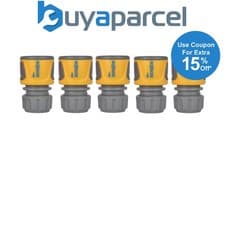 Image of 5 x Hozelock 2070 Garden Hose Pipe End Connector Watering 2166 12.5mm 15mm