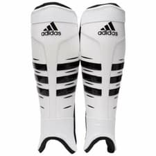 Image of adidas Hockey Shin Guards White Black F91067 - Free P&P