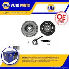Image of Clutch Kit fits VW EOS 1F 2.0D 06 to 11 240mm NAPA 022141015AA 022141015S New