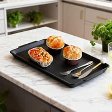 Image of Universal Stainless Steel Griddle Compatible with Induction, Gas, or Electric