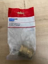 Image of Plumbsure Compression Straight Coupler (Dia)22mm x 1" Female