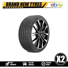 Image of 2x 255/55R20 Michelin Pilot Sport 4 SUV 255 55 20 110Y XL Car Tyres A-Rated Wet