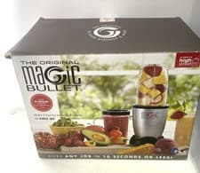 Image of NEW The Original Nutribullet Food Processor Magic Bullet Silver Blender BN77