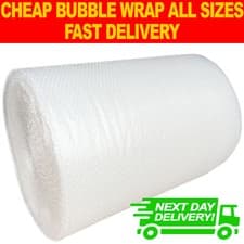Image of SMALL & LARGE BUBBLE WRAP - 300mm 500mm 750mm 1000mm 1200mm ROLLS x 10m 50m 100m
