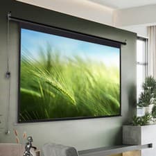 Image of 72/84/92/100/120 inch Electric/Manual Pull-Down Projector Screen Home Cinema dd