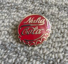 Image of Nuka Cola Cap Fallout Enamel Pin Badge Brooch Accessory