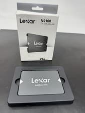 Image of Lexar NS100 256GB 2.5" Serial ATA III Solid State Drive - Charcoal