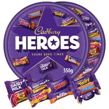 Image of Cadbury Heroes Chocolate Tub 550g