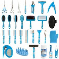 Image of Ancol Dog Grooming Brush Comb Slicker Rake Pads Scissors Nail Files Clippers