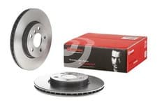 Image of 2x BREMBO 09.C349.11 Brake Disc Front Internally Vented Braking Fits BMW Mini
