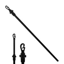 Image of Extending Telescopic Cloth Line Prop 2.4M Dryer Support Clothes Line Prop