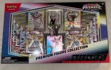 Image of Pokemon TCG Prismatic Evolutions Premium Figure Collection New And Sealed.