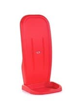 Image of Single Fire Extinguisher Flat Stand 2 Part Modular Stand Red Jonesco