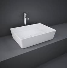 Image of RAK FEELING SLIM RECTANGULAR 500MM WASH BASIN, ALPINE WHITE - FEECT5000AWHA