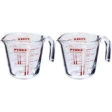 Image of Measuring Jug 500ml | Capacity 568ml / 20 Ounce | P586, Multicolor (Pack of 2)