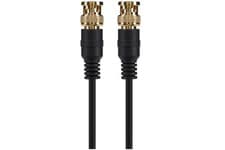 Image of Maplin BNC Male to BNC Male Coaxial Cable - Black, 1.5m