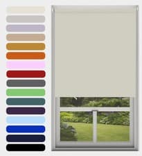 Image of THERMAL BLACKOUT ROLLER BLINDS QUALITY MATERIAL METAL FIXINGS MANY SIZES COLOURS