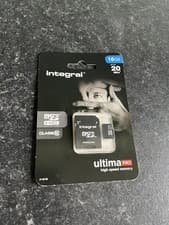 Image of Integral UltimaPRO 16GB microSDHC Class 10 Memory Card + SD Adapter - NEW Sealed