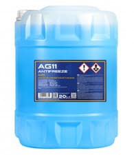 Image of Mannol AG11 Blue Antifreeze/Coolant -40°C Ready Mixed Long Term MN4011-20 20L
