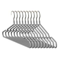 Image of 10pcs Clothes Coat Hangers Sturdy Non-Slip Hanger Closet Wardrobe Organizer CN