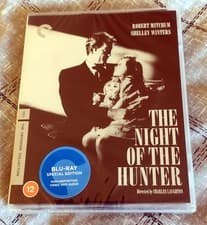 Image of The Night of the Hunter (1955) Blu-ray (New & Sealed) Criterion Robert Mitchum