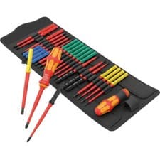 Image of Wera Kraftform Kompakt VDE 05006617001 Big Pack 26 Pieces Screwdriver Set - New