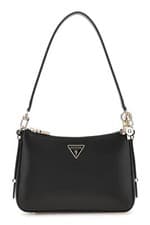 Image of GUESS Daryna II Top Zip Shoulder Bag Black